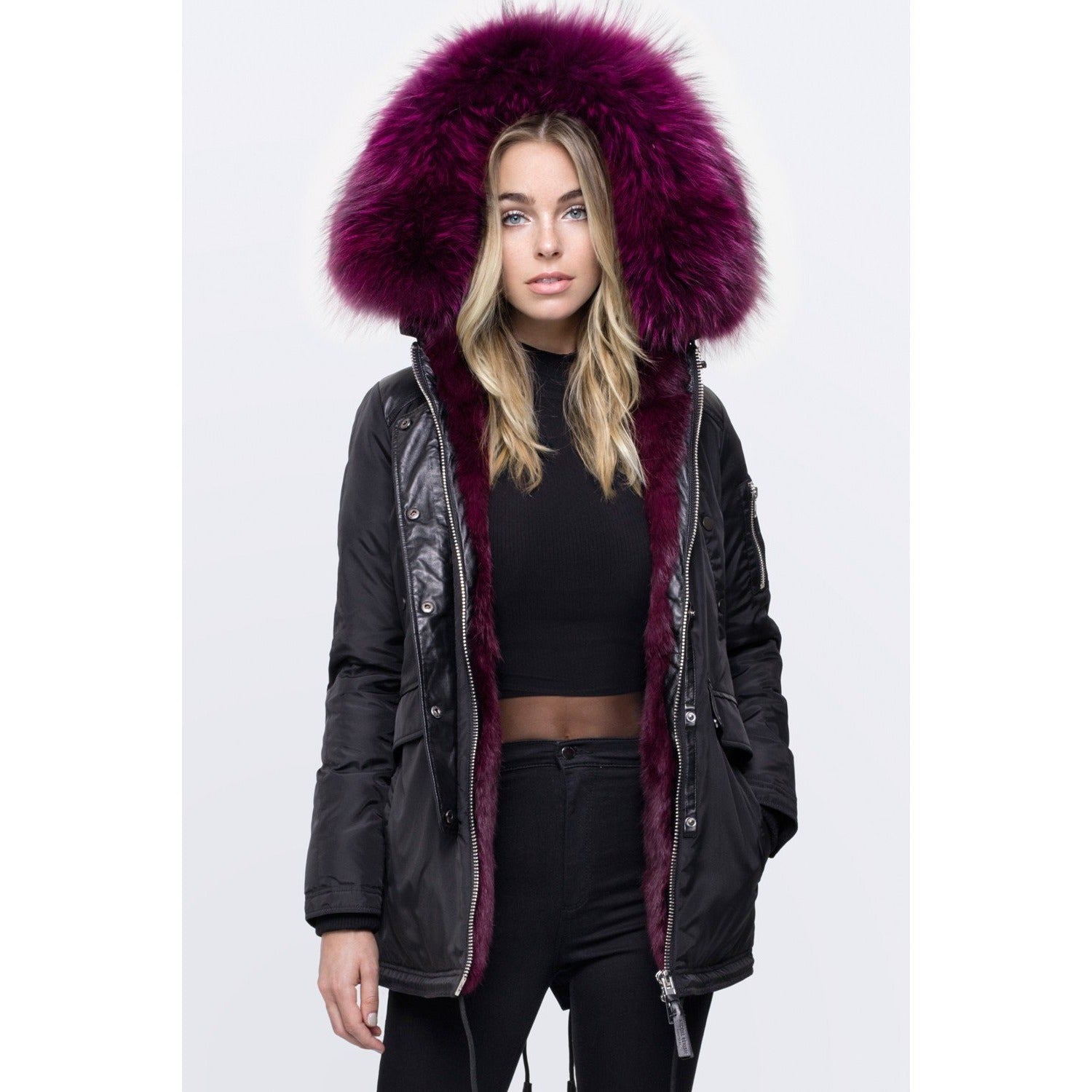 Nicole benisti madison fur lined parka online