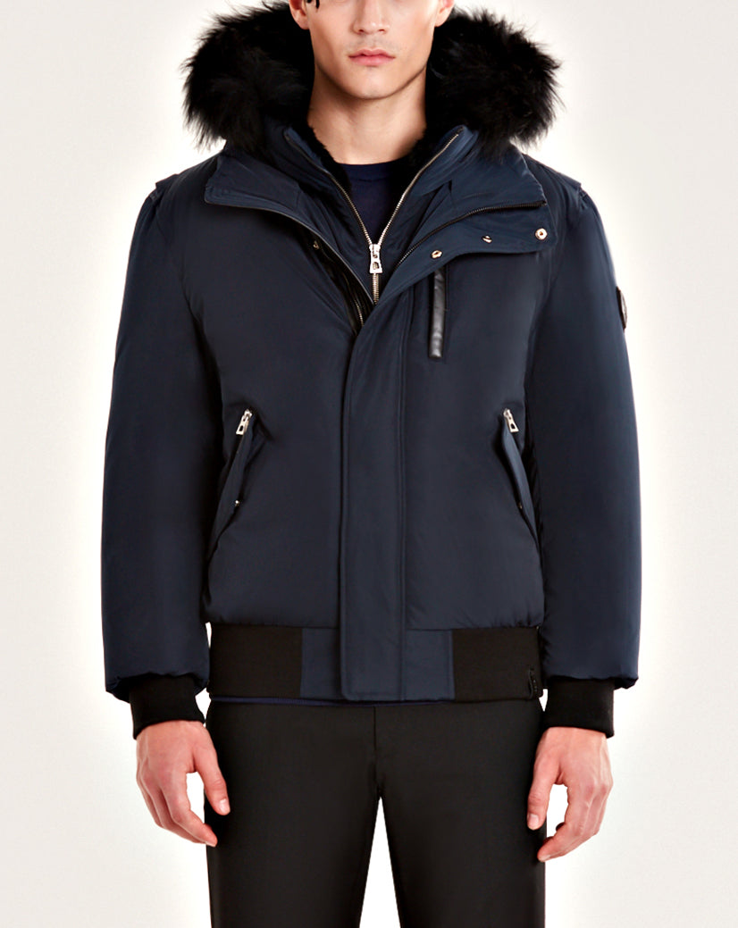 MENS RUDSAK STEPHAN NAVY/BLACK FUR – Denim Kings